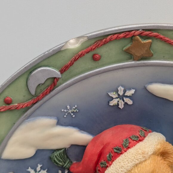 Cherished Teddies "The Season of Magic" (352764) Dated 1998 Christmas Plate - Picture 4 of 8